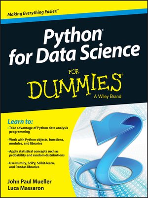 Python for Data Science For Dummies - ebook